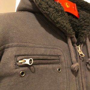 Buffalo David Bitton Sherpa Hoodie/Jacket Medium